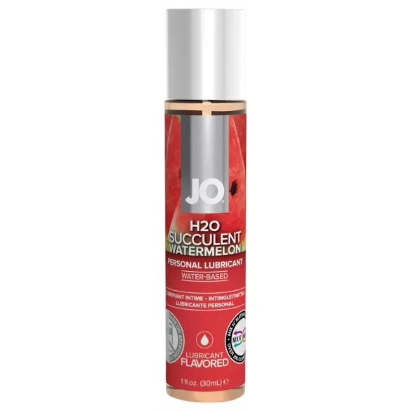 System JO - H2O lubrikant z okusom lubenice na vodni osnovi (30 ml)