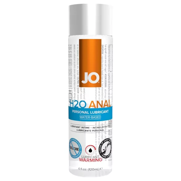 JO H2O - analni lubrikant z grelnim učinkom - na vodni osnovi - 120ml