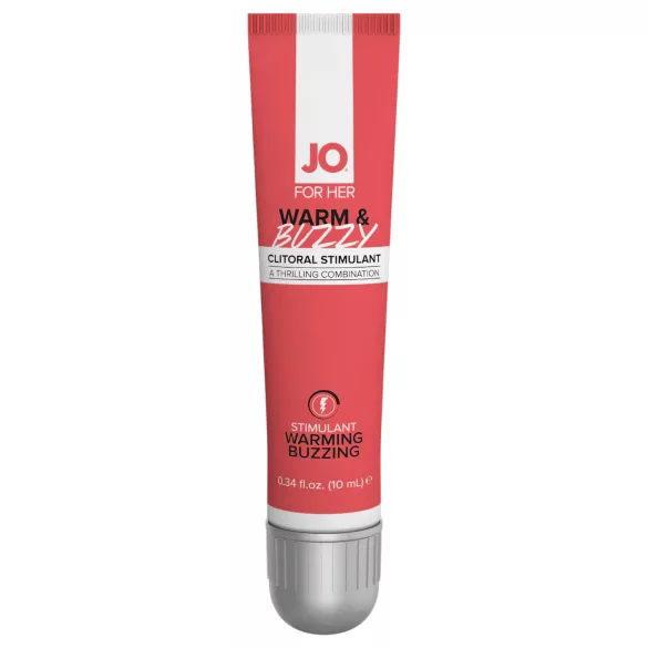 System JO - WARM & BUZZY - gel za stimulacijo klitorisa za ženske (10 ml)