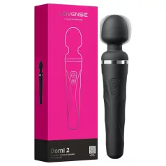   Lovense Domi 2 - aplikacijsko vodeni masažni vibrator (črn)