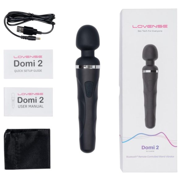 LOVENSE Domi 2 - pametni masažer vibrator (črna)