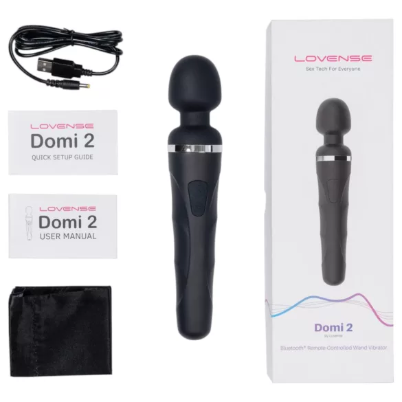 LOVENSE Domi 2 - pametni masažni vibrator (črn)