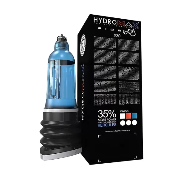 Bathmate Hydromax 7 Wide Boy - hidravlična črpalka (modra)