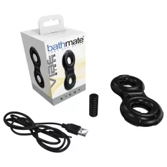   Bathmate Vibe Ring Eight - akumulatorski vibracijski obroček za penis (črn)