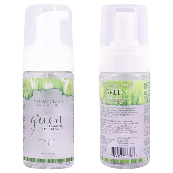 Intimate Earth Green Tee - razkuževalni in čistilni sprej (100 ml)