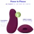 Dame Pom - polnilni vibrator za klitoris (vijoličen)