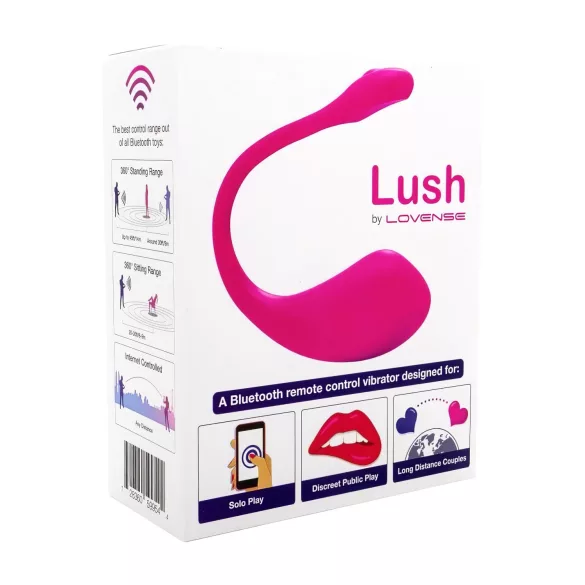 LOVENSE Lush 2 - pametno vibrirajoče jajce (roza)