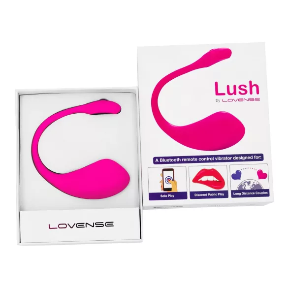 LOVENSE Lush 2 - pametno vibrirajoče jajce (roza)