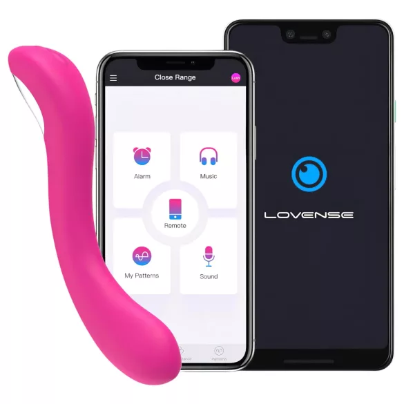 Lovense Osci 2 - vibrator za G-točko z upravljanjem prek aplikacije (roza)