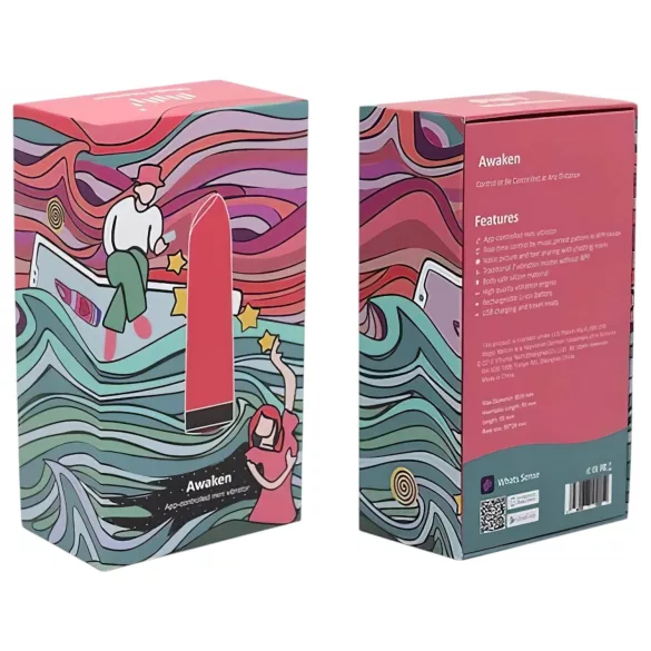Magic Motion Awaken - aplikacijsko voden palčni vibrator (rdeč)