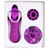 FEELZTOYS Clitella - polnilni, rotacijski oralni vibrator (vijoličen)