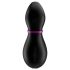 Satisfyer Penguin - polnilni vibrator za klitoris - vodoodporen - črno-bel