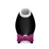 Satisfyer Penguin - polnilni vibrator za klitoris - vodoodporen - črno-bel