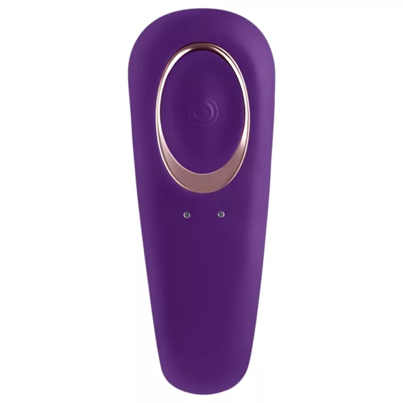 Satisfyer Double Classic - vodoodporen, polnilni parni vibrator (vijolična)