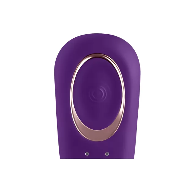 Satisfyer Double Classic - vodoodporen, polnilni parni vibrator (vijolična)