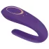 Satisfyer Double Classic - vodoodporen, polnilni parni vibrator (vijolična)