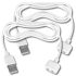 Satisfyer - magnetni USB polnilni kabel - 2 kosa (bela)