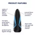 Satisfyer Men One - masturbator s sesanjem - modro-črn