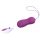 FEELZTOYS Foxy - vodoodporno vibracijsko jajce (vijolično)