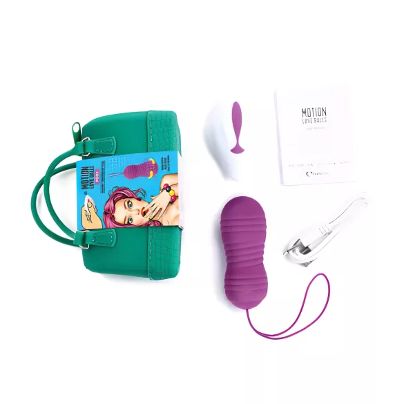 FeelzToys - vibracijsko jajce - vodoodporno - vijolično