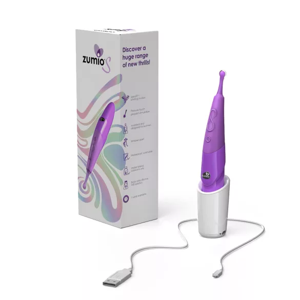Zumio Soft - polnilni vibrator za klitoris - vijoličen