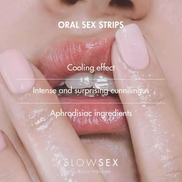Slow Sex - oralni listi za lizanje - meta (7 kos)