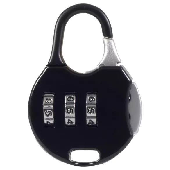 LOCK A WILLY - penisna kletka - silikon - črna - s ključavnico