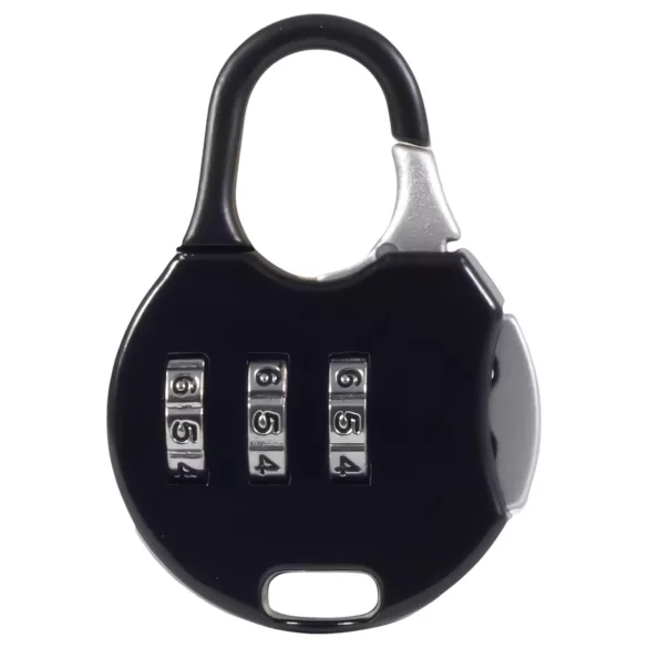 LOCK A WILLY - penisna kletka - silikon - črna - s ključavnico