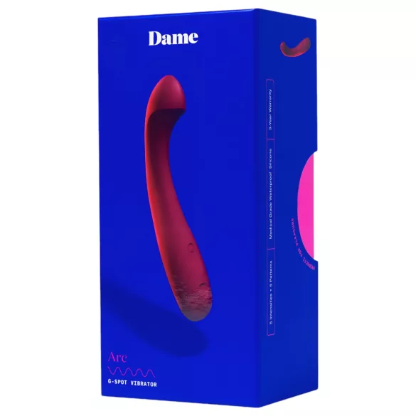 Dame Arc - vibrator za G-točko - akumulatorski - roza