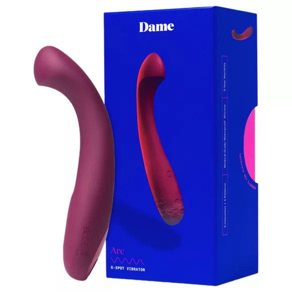 Dame Arc - vibrator za G-točko - akumulatorski - roza