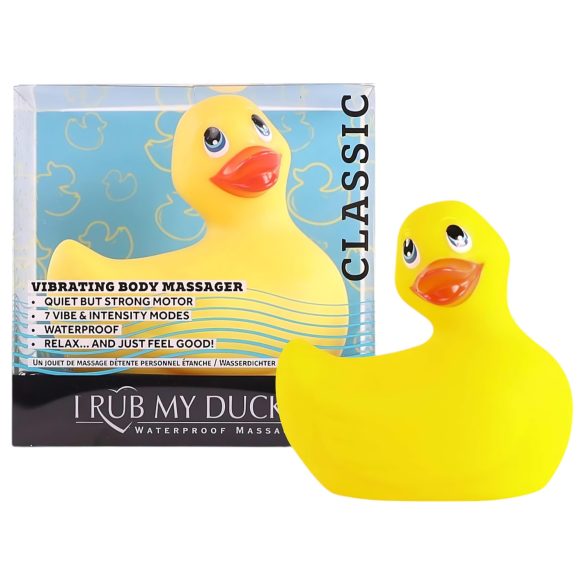 My Duckie 2.0 - vodoodporen klitoris vibracijski raček (rumen)
