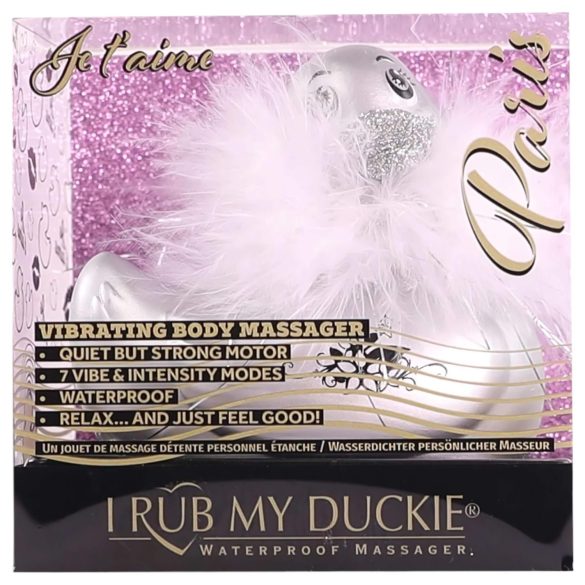 My Duckie Paris 2.0 - vibrator za klitoris - srebrna barva