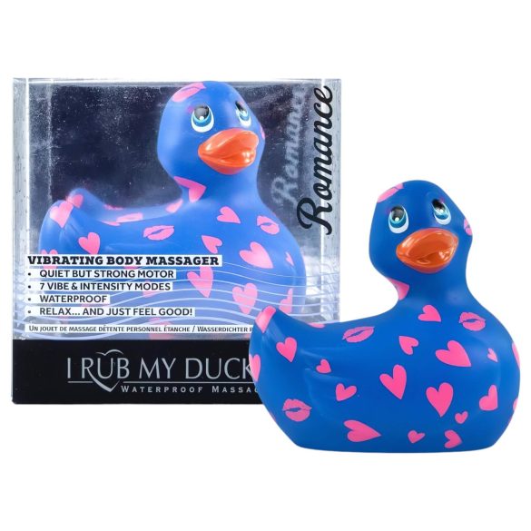 My Duckie Romance 2.0 - vodoodporen klitoralni vibrator (modro-roza)