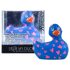 My Duckie Romance 2.0 - vodoodporen klitoralni vibrator (modro-roza)