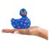 My Duckie Romance 2.0 - vodoodporen klitoralni vibrator (modro-roza)
