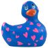 My Duckie Romance 2.0 - vodoodporen klitoralni vibrator (modro-roza)