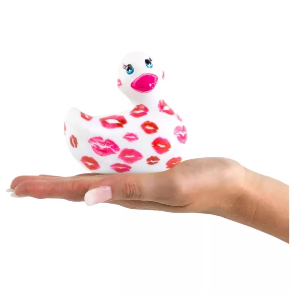 My Duckie Romance 2.0 - vodoodporen vibrator za klitoris (belo-rožnat)