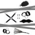 RS Soiree Kinky Me Softly - BDSM vezalni set - črna (7-delni)