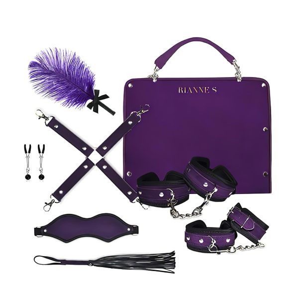 RS Soiree Kinky Me Softly - BDSM vezalni set - vijoličen (7-delni)