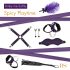 RS Soiree Kinky Me Softly - BDSM vezalni set - vijoličen (7-delni)