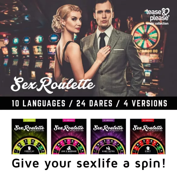 Sex Roulette Kama Sutra - erotična družabna igra (v 10 jezikih)