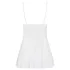 Obsessive - babydoll in tangice - čipka - bela - L/XL