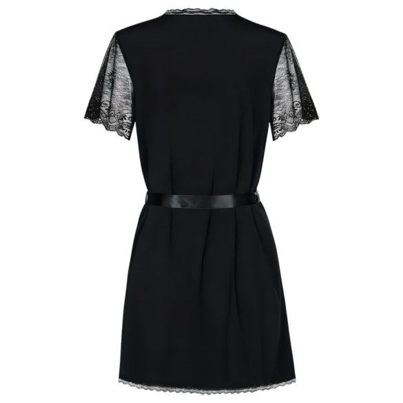 Obsessive Miamor Obleka - čipkasti rokav in tangice (črna)