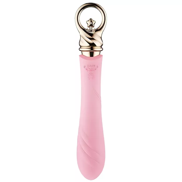 ZALO Courage Heating - vibrator za G-točko - ogrevanje - polnjenje - roza