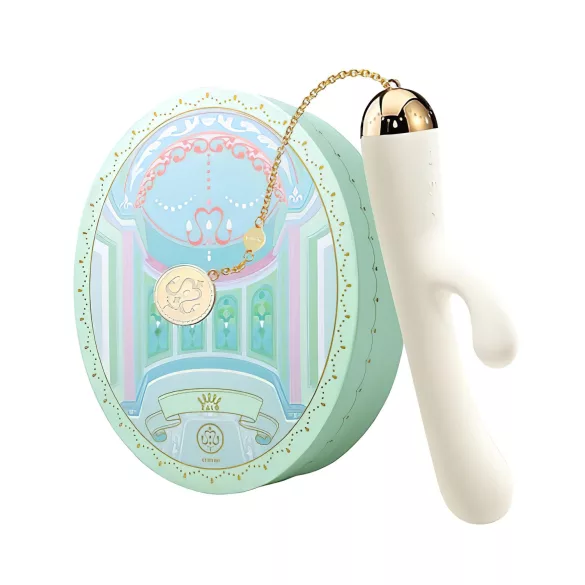 ZALO Ichigo Rabbit - luksuzni vibrator z upravljanjem preko aplikacije (bel)