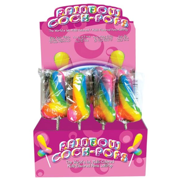 Rainbow Cock Pop - sadni penis lizika (85g)