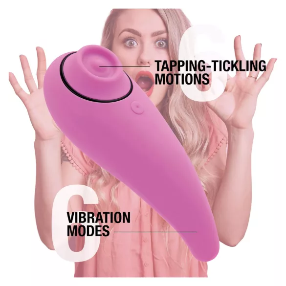 FEELZTOYS - vibrator za klitoris 2v1 - akumulatorski, roza