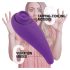 FEELZTOYS Femmegasm - polnilni 2v1 stimulator za klitoris (vijoličen)