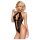 Obsessive 830-Ted - halter top bodi (črna) - L/XL