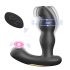 Aixiasia Hiross - črni rotacijski analni vibrator